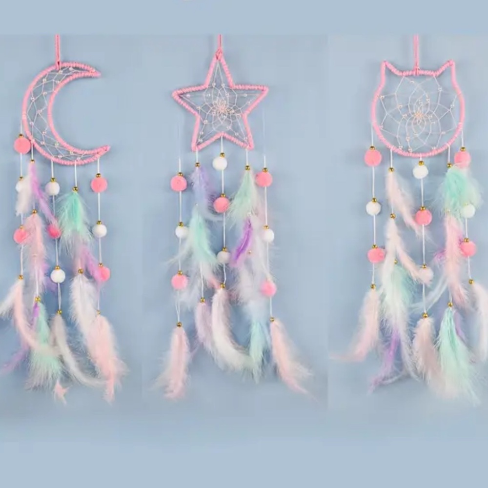 NIP! Handmade Beautiful Pastel Multi-Colored Dream Catchers!  You Pick ONE!